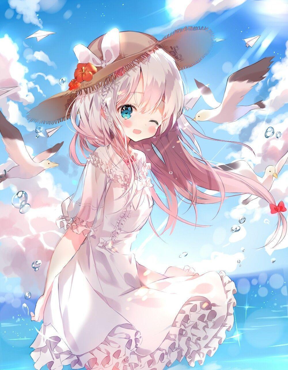 Cute Anime Summer Wallpaper